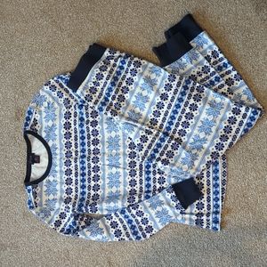 J. Crew women's snowflake PJs